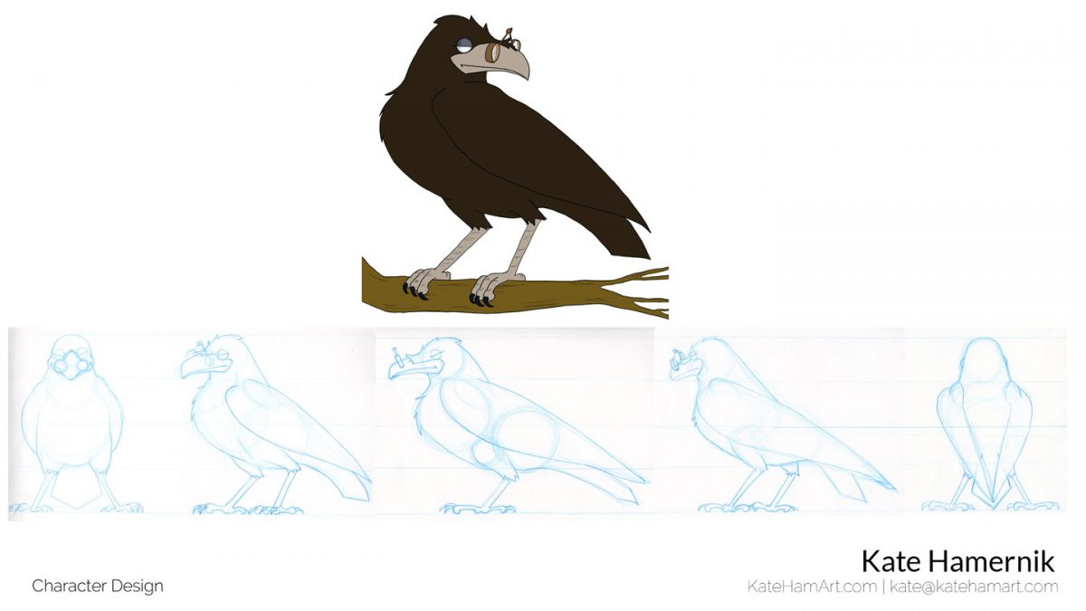 raven character design