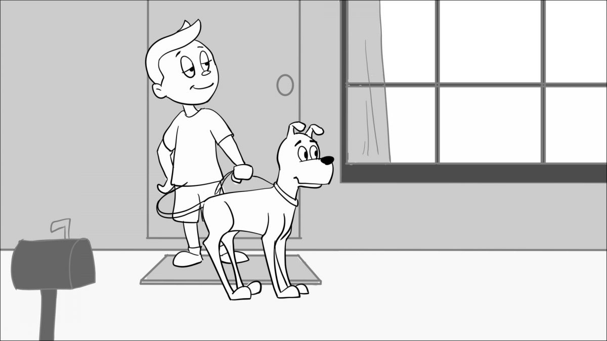 Storyboard for TV animation