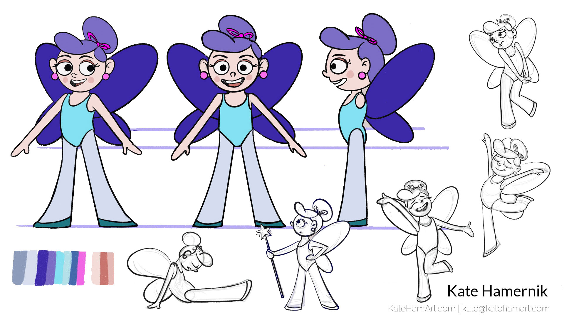 fairy animation character design