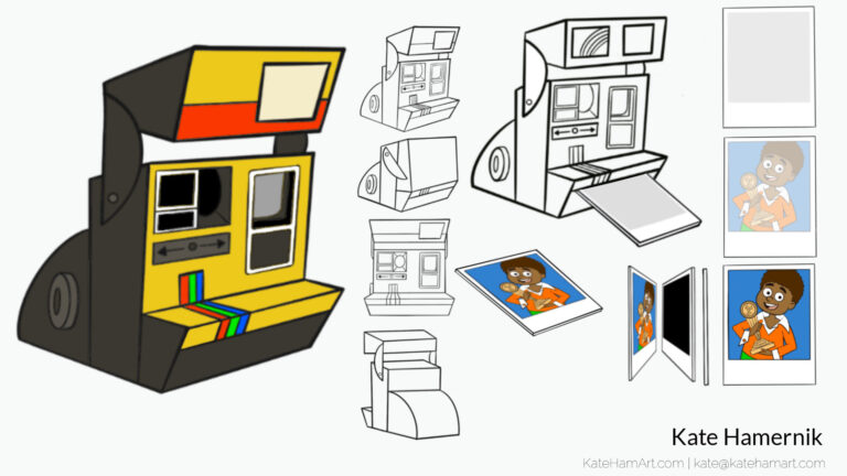 Polaroid Camera Prop Design