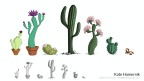 cactus animation prop designs