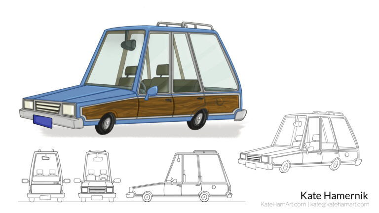 Station Wagon Prop Design