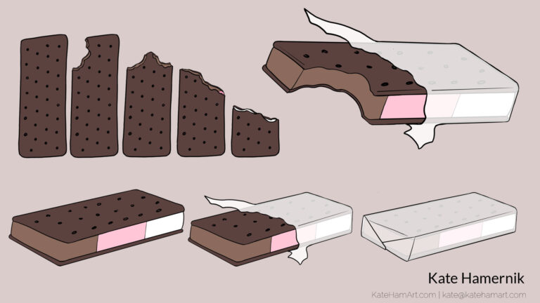 ice cream sandwich prop design
