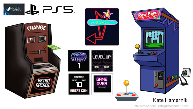 Sony PlayStation share factory retro arcade