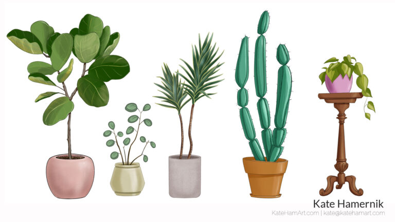 House plant props design