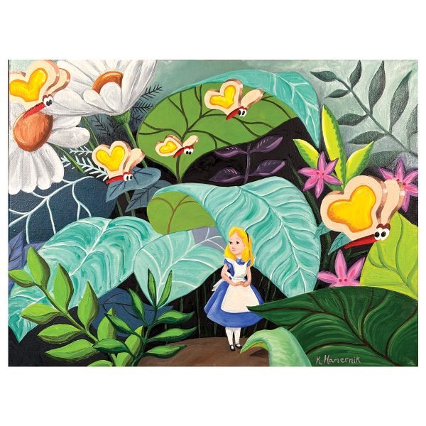 Alice in Wonderland Original Painting