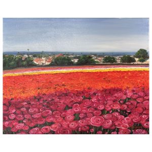 Carlsbad Flower Fields Original Painting
