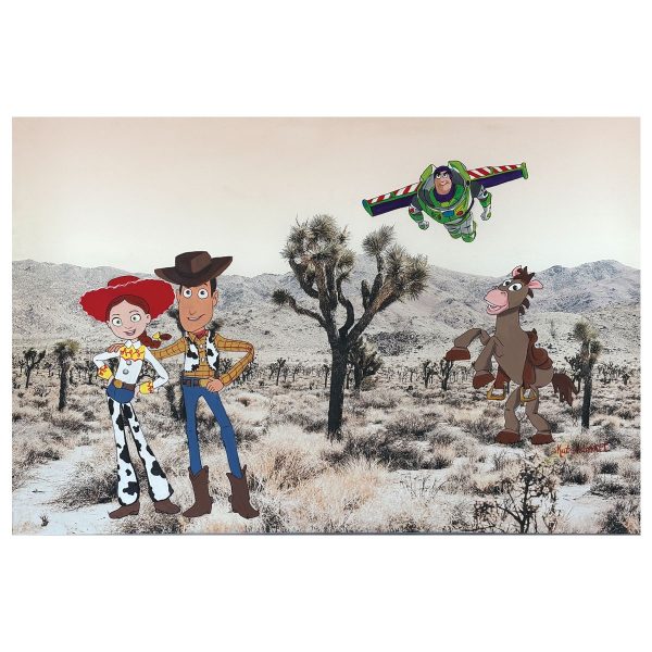 Joshua Tree Toy Story Upcycled Painting