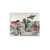 Woody, Jessie, Bullseye, and Buzz in Joshua Tree upcycled painted landscape - Image 3