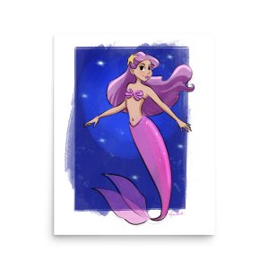 Mermay Cosmic Poster print
