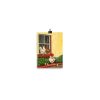 Chickens on the window sill poster print - Image 2