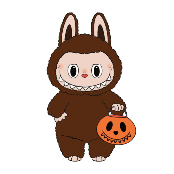 Labooboo trick or treat lawn sign