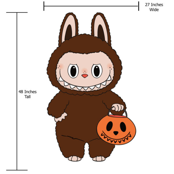 Labooboo trick or treat lawn large sign