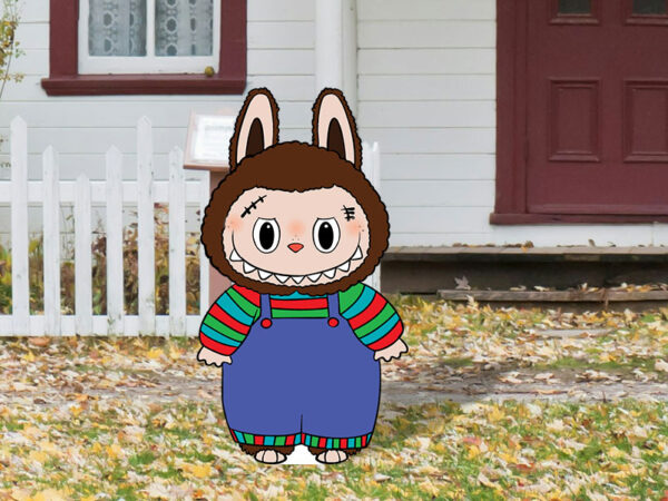 labooboo chucky Halloween lawn decor