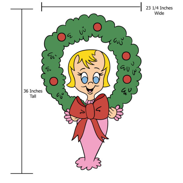 Cindy Lou Who Holiday lawn decoration