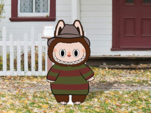labooboo Freddy Kruger halloween lawn signs
