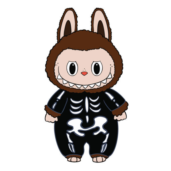 labooboo skelly lawn sign