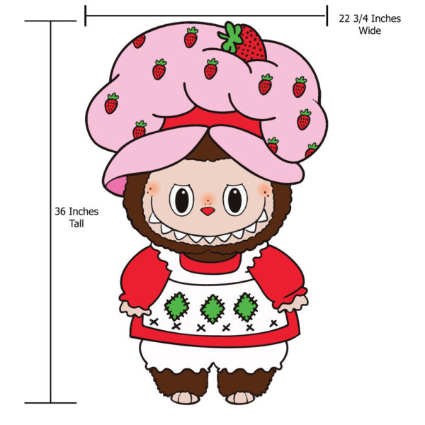 Labooboo Strawberry Shortcake sizes