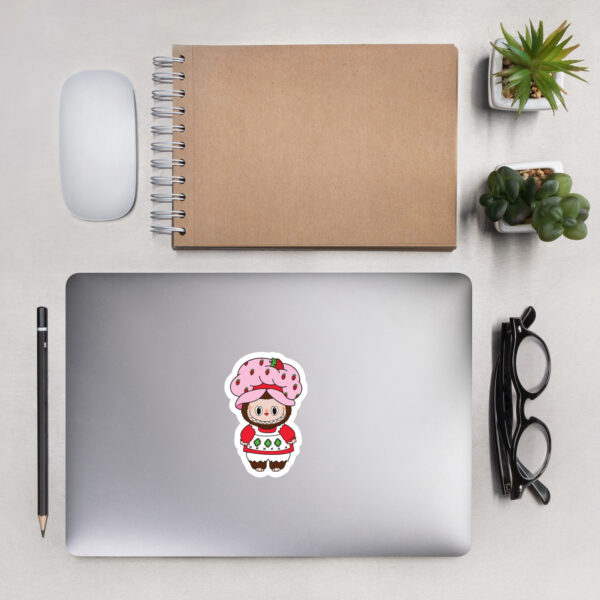 Labubu - Labooboo Strawberry Shortcake Halloween sticker - Image 2