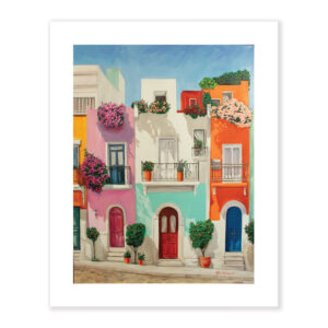 somewhere i've never been oil painting print