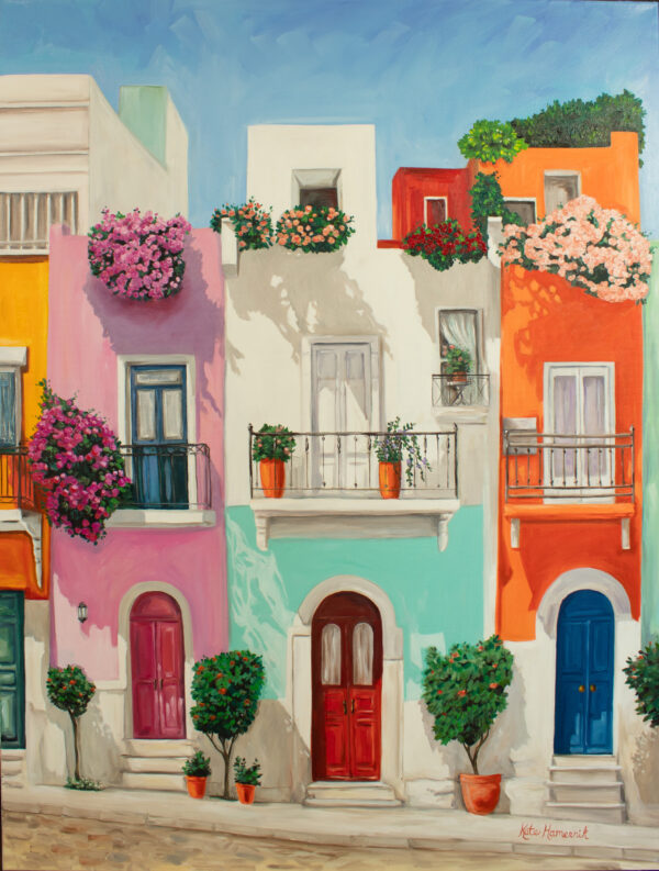 somewhere i've never been oil painting print