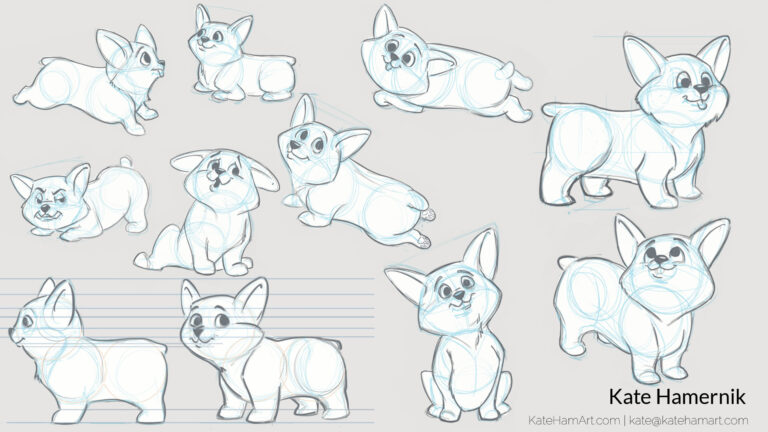 corgi sketches