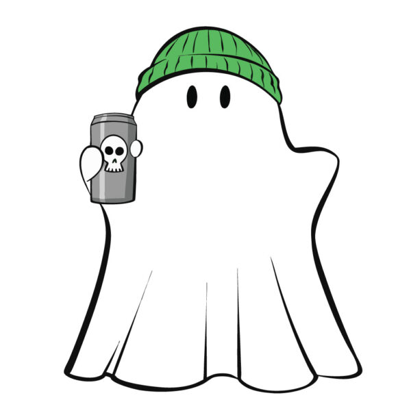 Ghost wearing a beanie - Image 3