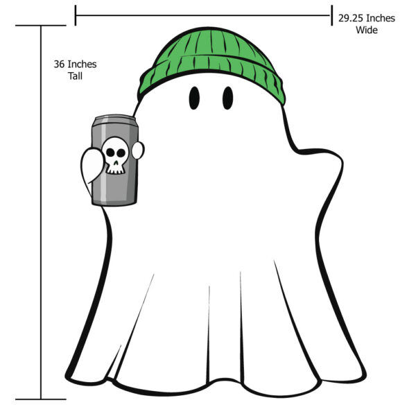 Ghost wearing a beanie - Image 2
