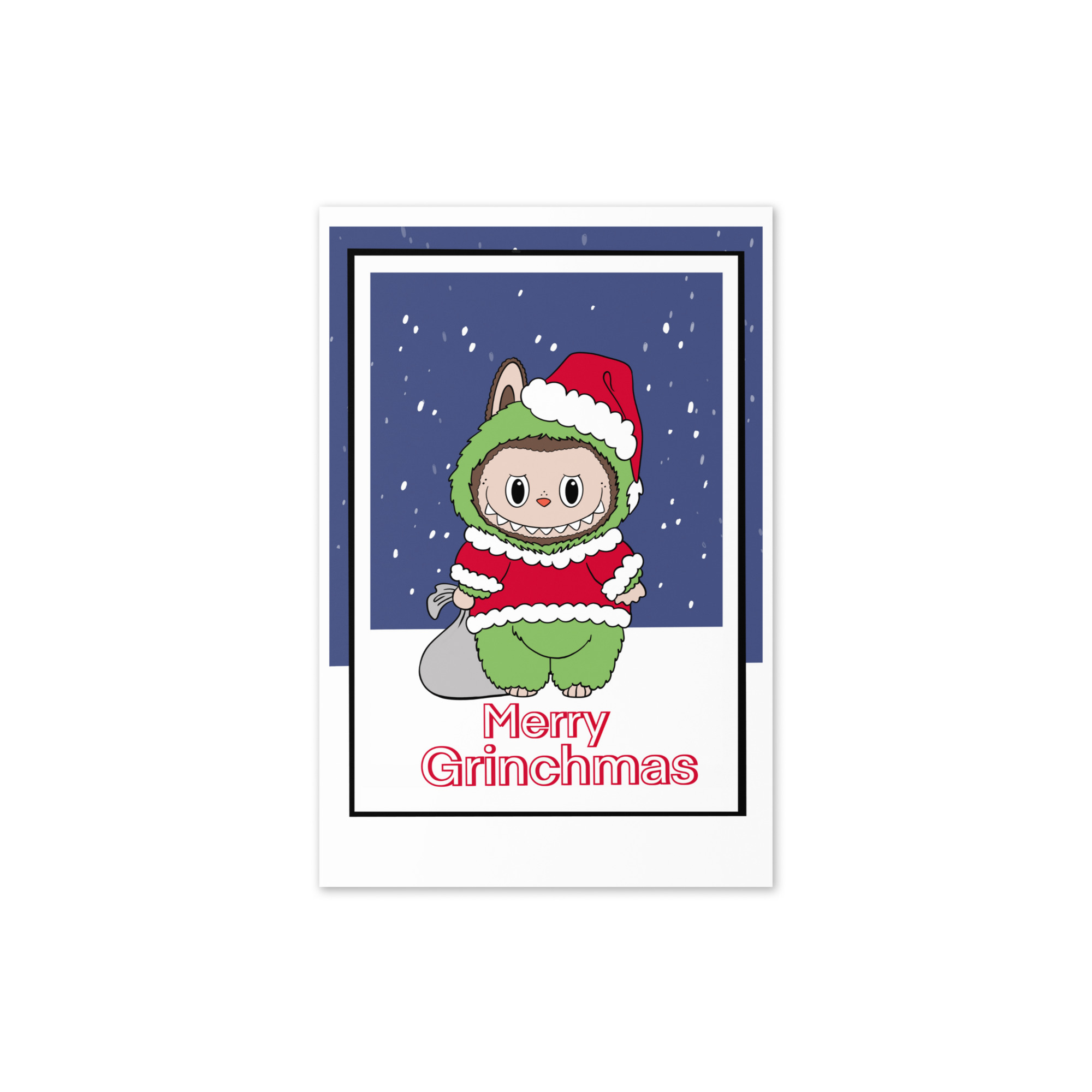 Merry Grinchmas Christmas card