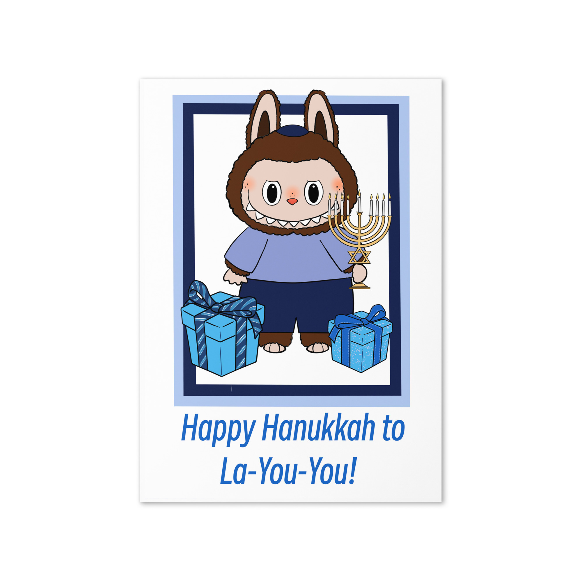Happy Hanukkah to La-You-You card - Image 3