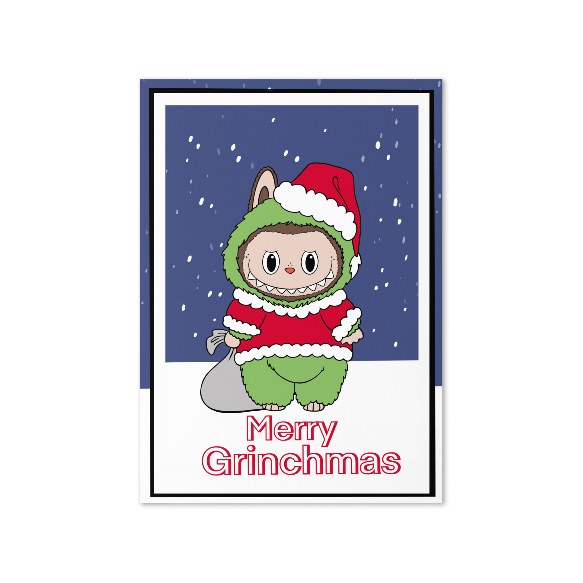 Merry Grinchmas Christmas card - Image 3