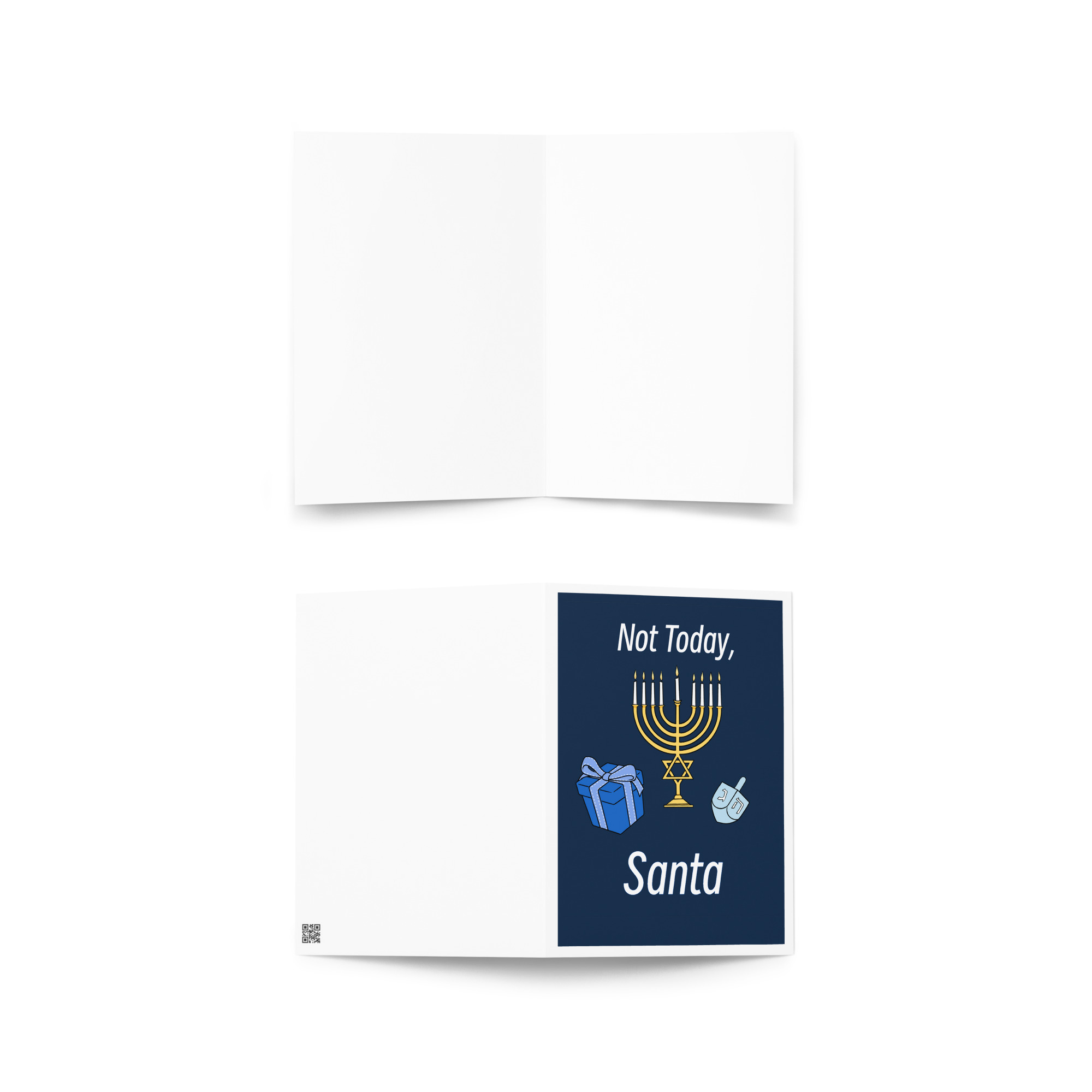 Not Today, Santa Hanukkah card - Image 2