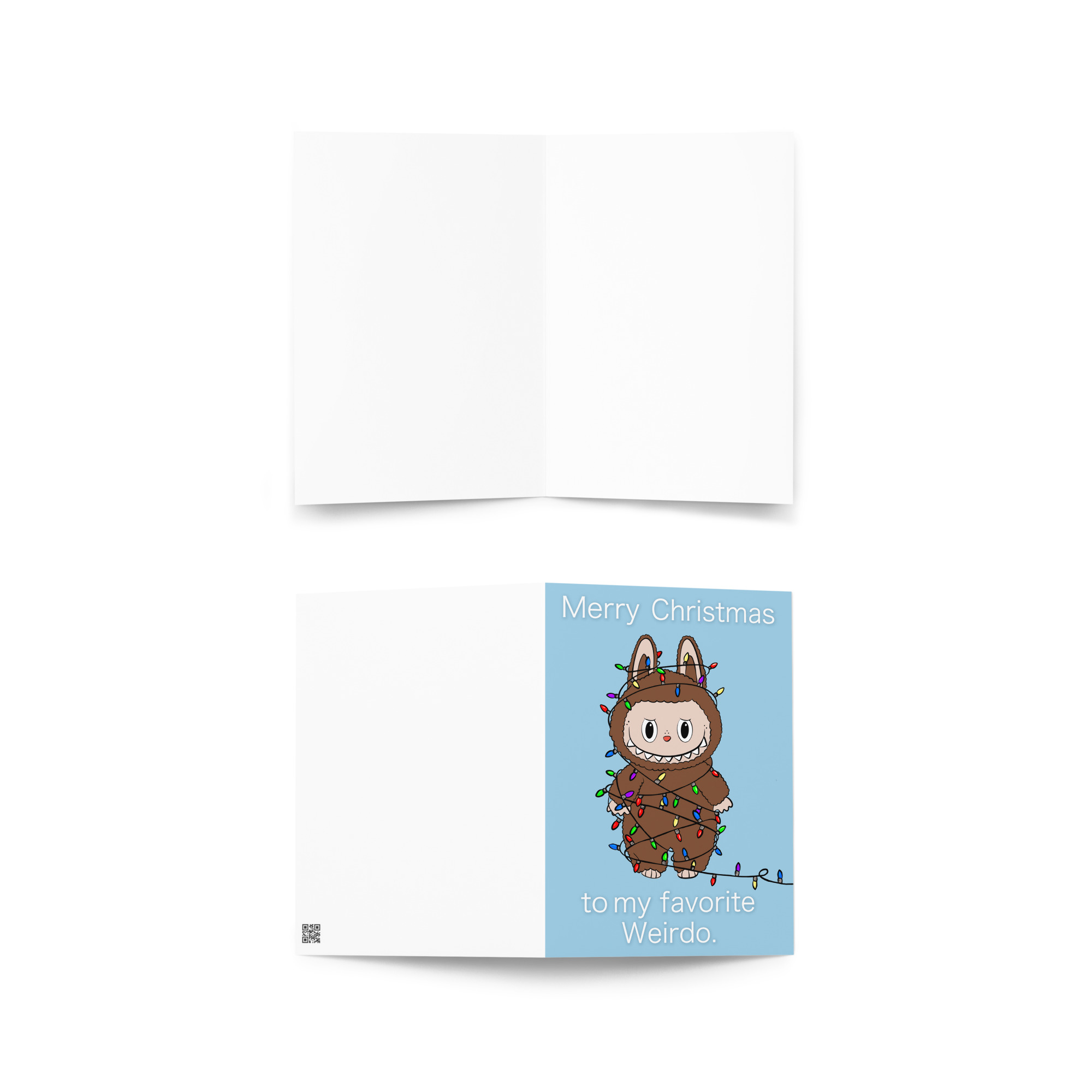 Merry Christmas To My Favorite Weirdo card - Image 6