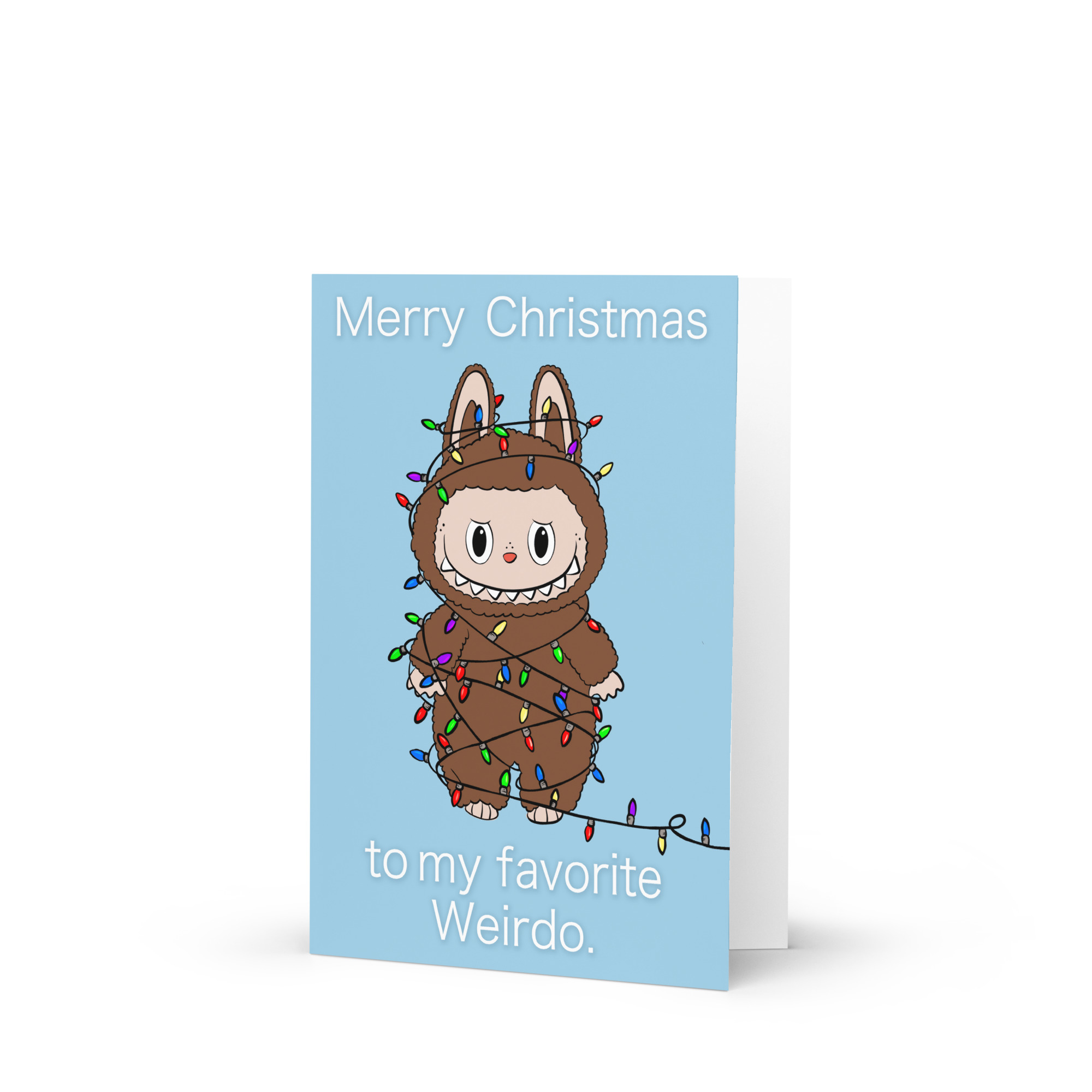 Merry Christmas To My Favorite Weirdo card