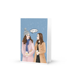 I Smell Snow Holiday Greeting Card