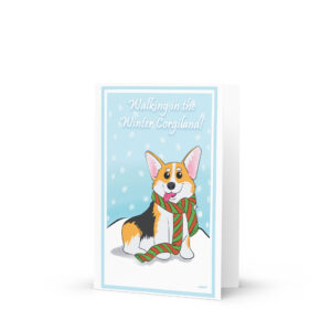 Corgi Christmas Card