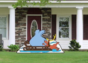 The Grinch's Max 8 foot wide Lawn Holiday Decoration