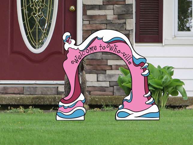 Whoville Sign lawn decor