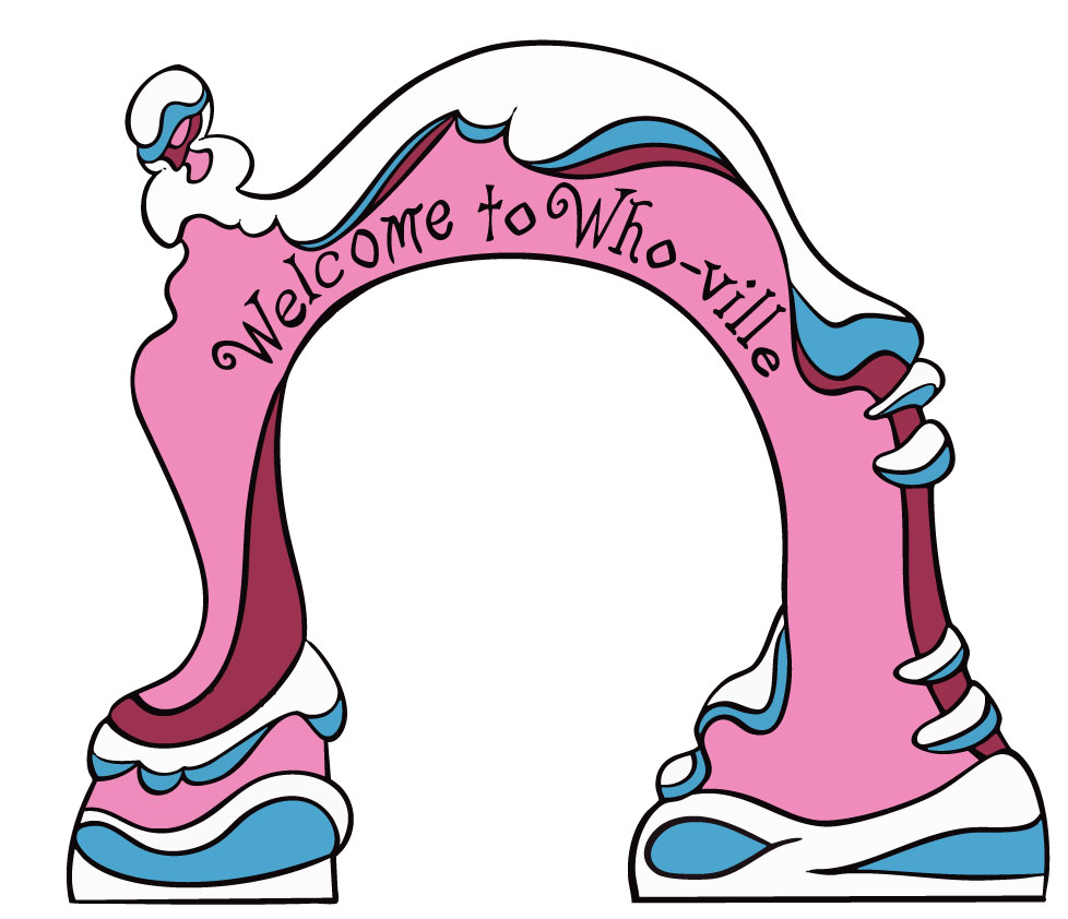 Whoville Sign lawn decorations