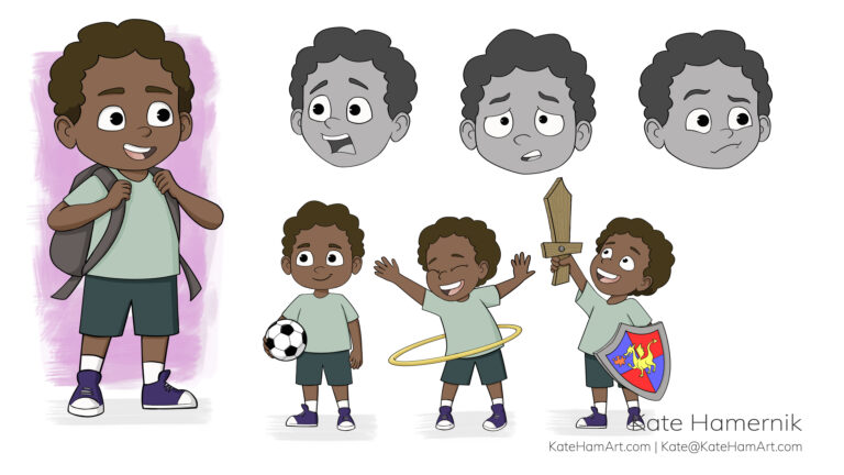 character design boy