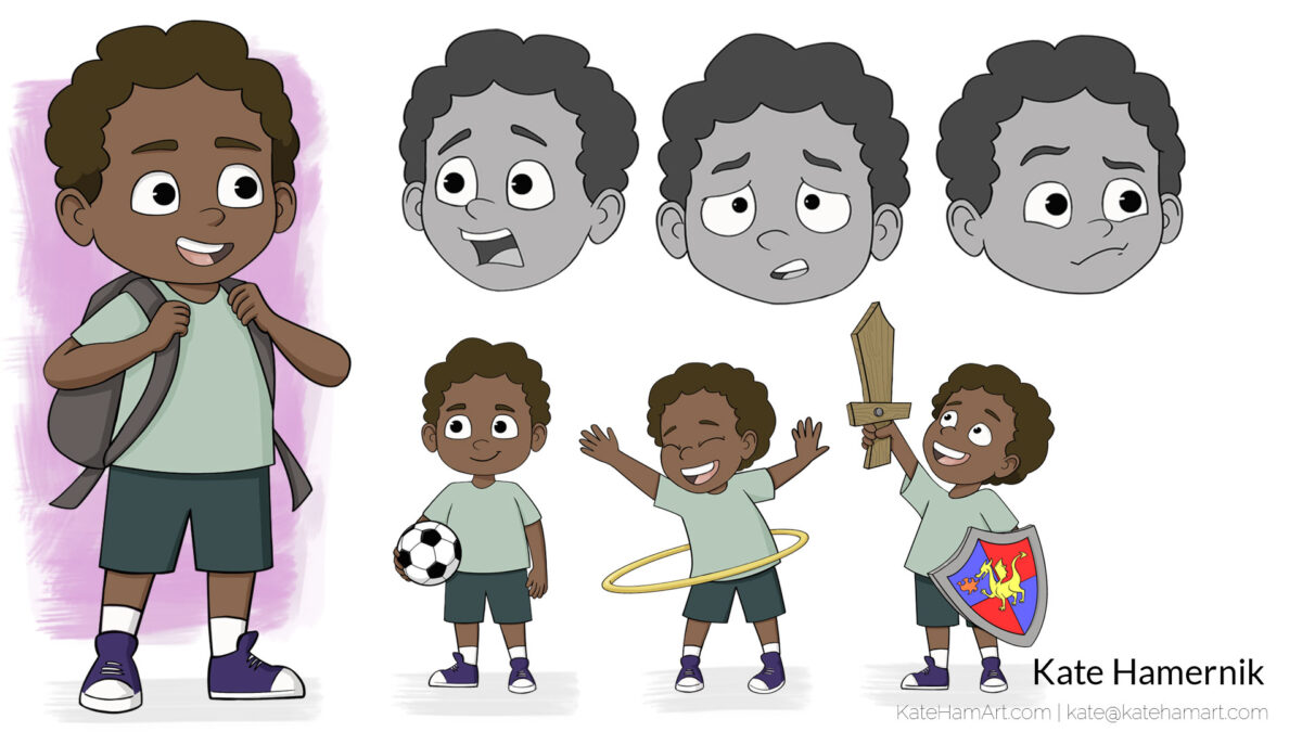 Boy character design