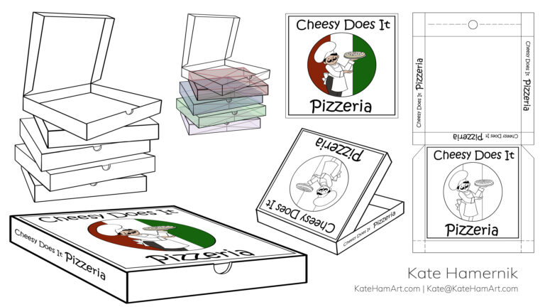 Pizza Box Prop Design