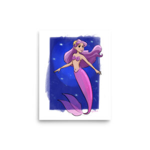 Mermay Cosmic Poster print