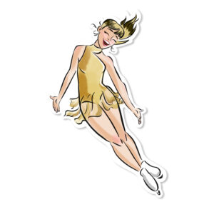 Alysa Liu Ice Skating Sticker