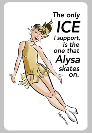 Alysa No Kings Sticker