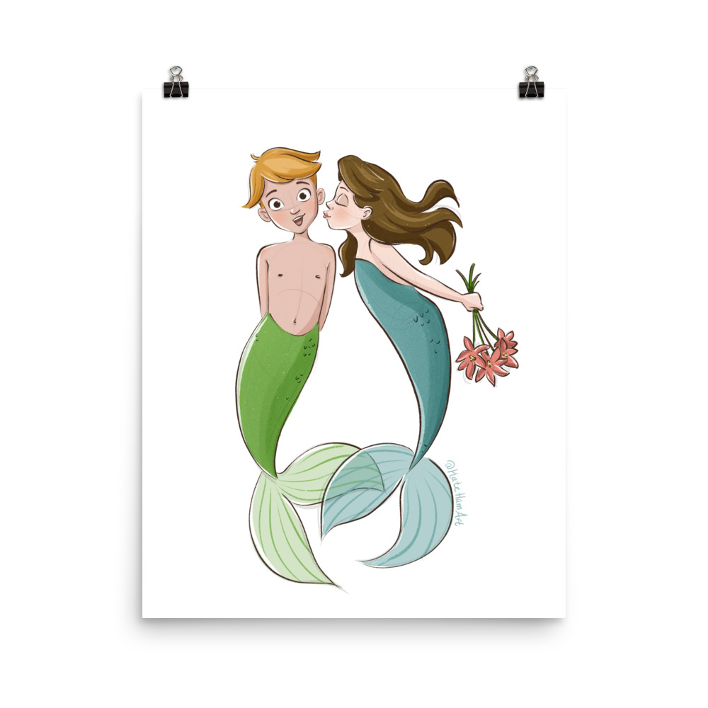 Mermaid Crush Digital Print