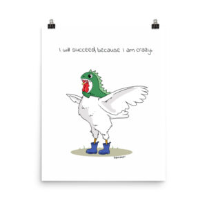I will Succeed Digital Art Print
