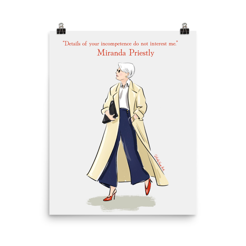 Miranda Priestly Digital Print
