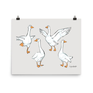 Geese Digital Print