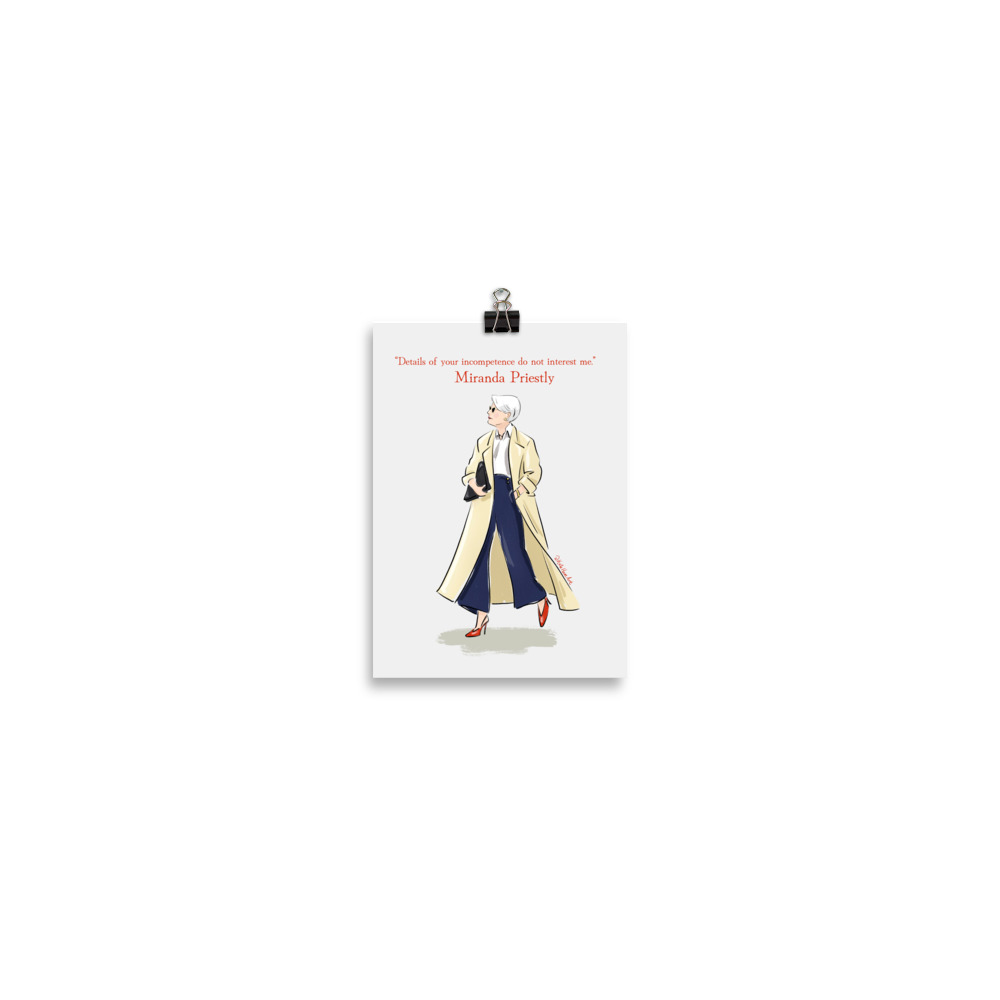 Miranda Priestly Digital Print - Image 2